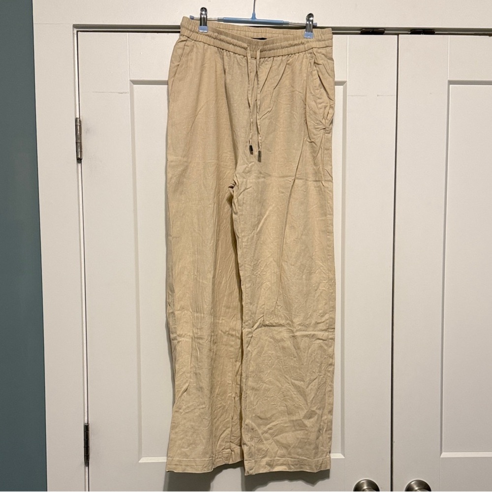 Zara Cream Women's Trousers